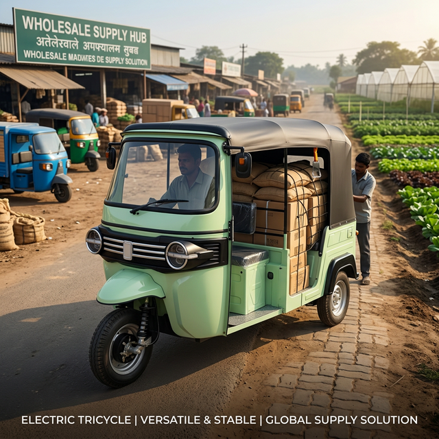 Electric Tricycles for Cargo and Utility Operations